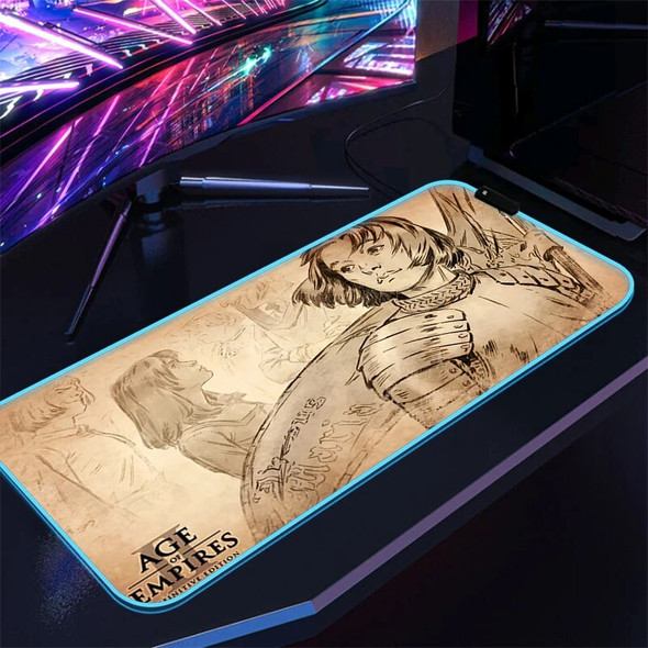 Age Of Empires Backlit Keyboard Desk Mat Led Mousepad game Mouse Pad Rgb Pc Gamer Accessories Xxl Large Gaming Extended Mice Age Of Empires Backlit Keyboard Desk Mat Led Mousepad game Mouse Pad Rgb Pc Gamer Accessories Xxl Large Gaming Extended Mice