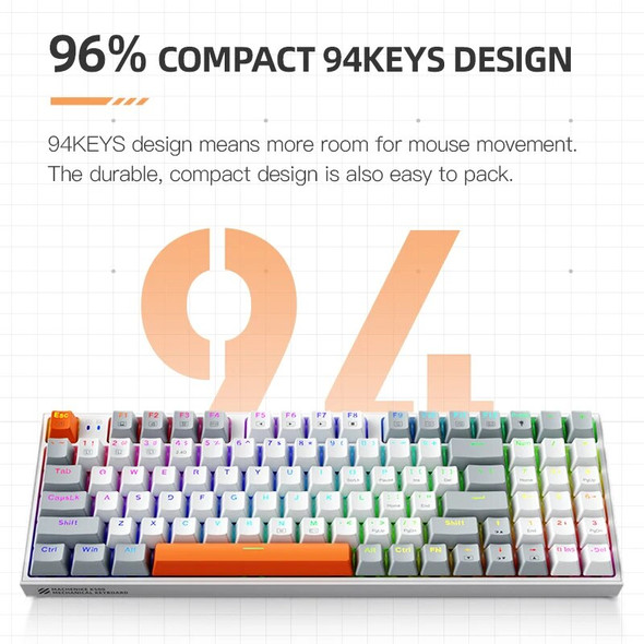 Machenike KM500 Mechanical Keyboard Gaming Mouse Combo Wired Hot Swappable RGB Backlit Gaming Keyboard 3200DPI Mouse For Gamer