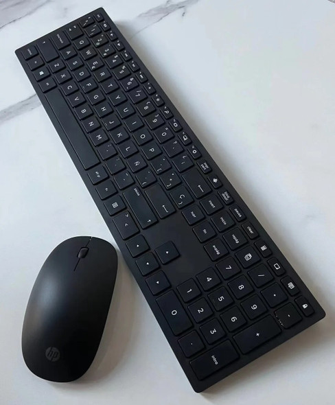 New Spanish Norwegian Swedish Wireless Keyboard and Mouse Combo for HP Desktop Laptop