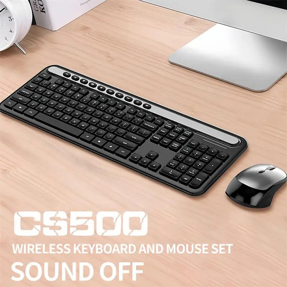 SHUIZHIXIN CS500 Wireless Keyboard and Mouse combo gaming set keyboard 2.4G Laptop Keyboard Waterproof for HP Office PC Gamer