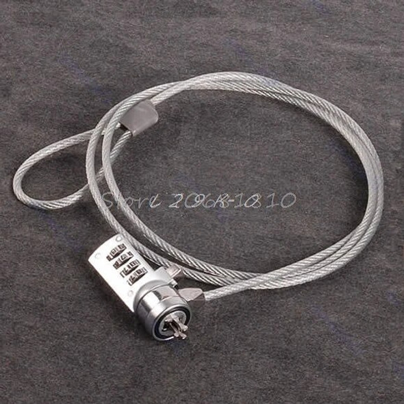 4 Digit Security Password Computer Lock Antitheft Chain For Notebook PC Laptop Drop Shipping