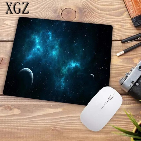 XGZ Blue Space Large Gaming waterproof Mouse Pad Lock edge Mouse Mat Laptop Computer Keyboard Pad Desk Pad For CSGO Mousepad XXL