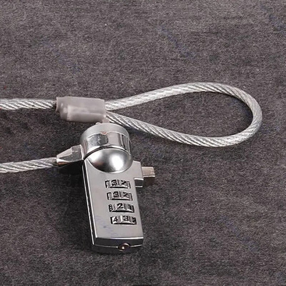 Deek-Robot 4 Digit Security Password Computer Lock Anti-theft Chain For Notebook PC Laptop Brand New High Quality Metal