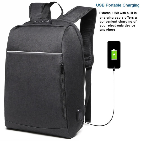 iCozzier 15.6’’ Laptop Backpack with Password Lock, Multi-Space Lightweight Travel Bags,USB Charging Port, Outdoor Anti-theft Ru iCozzier 15.6’’ Laptop Backpack with Password Lock, Multi-Space Lightweight Travel Bags,USB Charging Port, Outdoor Anti-theft Ru