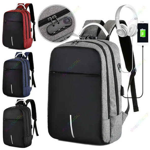 Large Capacity Travel Laptop Backpack Anti-Theft Bag with Password Lock USB Charging Port Fit for 16Inch Laptop for Men Women Large Capacity Travel Laptop Backpack Anti-Theft Bag with Password Lock USB Charging Port Fit for 16Inch Laptop for Men Women
