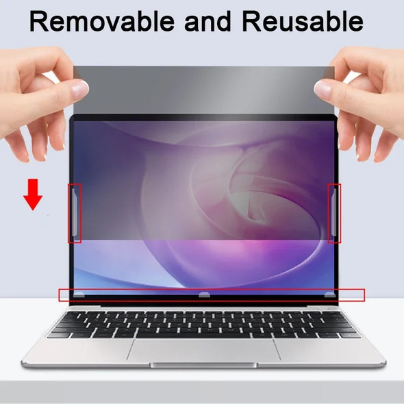 Anti-spy Screen Protector For Laptop 13/14/15.6/17.3/18.5 inch PC Computer Privacy Filter Waterproof PET Matte Film Anti-peeping