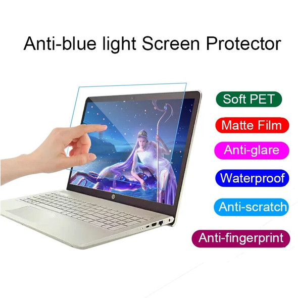 Anti-blue Light Screen Protector For Macbook Air 13 Pro 14 16 M1 M2 2021 2023 Laptop 15.6 17.3'' 11 12 Matte PET Anti-Glare Film