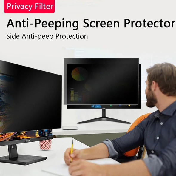 Large Screen Protector For iMAC Computer PC Monitors 17 18.5 19 20 21.5 22" 24 Privacy Filter Anti-spy Anti-peep Protective Film