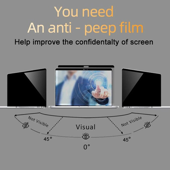 Anti-Glare Screen Protector for Apple Macbook Air 13.3 13.6 Pro 16 15.4 14.2 Anti-peep Privacy Magnetic Adsorption PET Film
