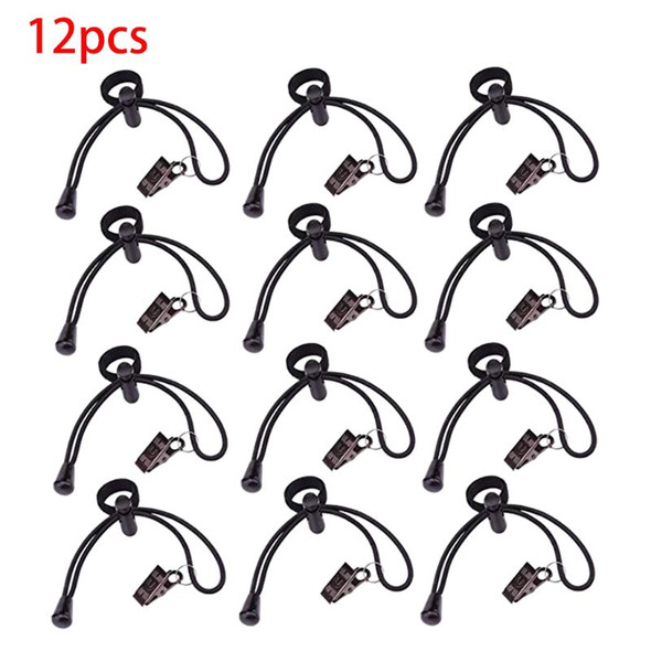 12pcs Photography Accessories Photo Background Cloth Side Clip Elastic