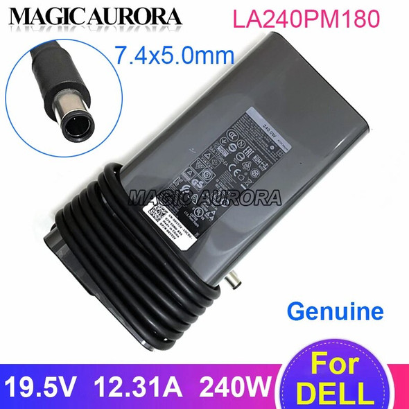 Genuine For Dell LATITUDE E5570 E7240 E7440 E5470 Laptop Power Adapter 19.5V 12.31A 240W LA240PM180 XPS L501X L502X L701XL702X