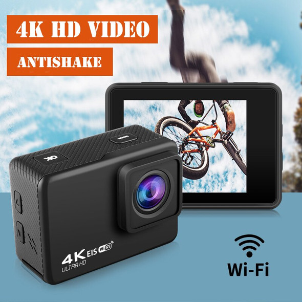 4K HD WIFI Action Camera 60Fps 170 degree Wideangle EIS Underwater