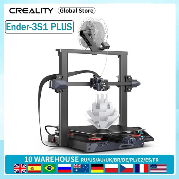 Ender 3S1/Ender 3 S1 PRO/Ender 3S1 PLUS Creality 3D Printer Sprite Dual-Gear Direct Extruder 4.3-inch 32Bit Silent