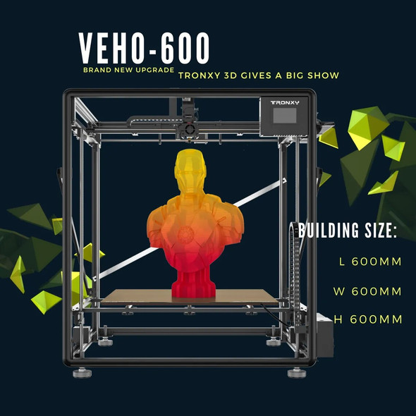 Tronxy VEHO 600/X5SA Series FDM 3D Printer High Precision Large Size Printers Upgraded DIY VEHO 600 Gemini XS 3d Printer Kit