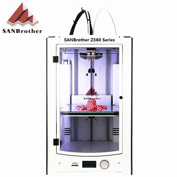 3D Printer 2018 Newest SANJIUPrinter Z360 Dual Extruders 3D Printer DIY KIT More Higher Than UM2+2 Extended+ Top Quality