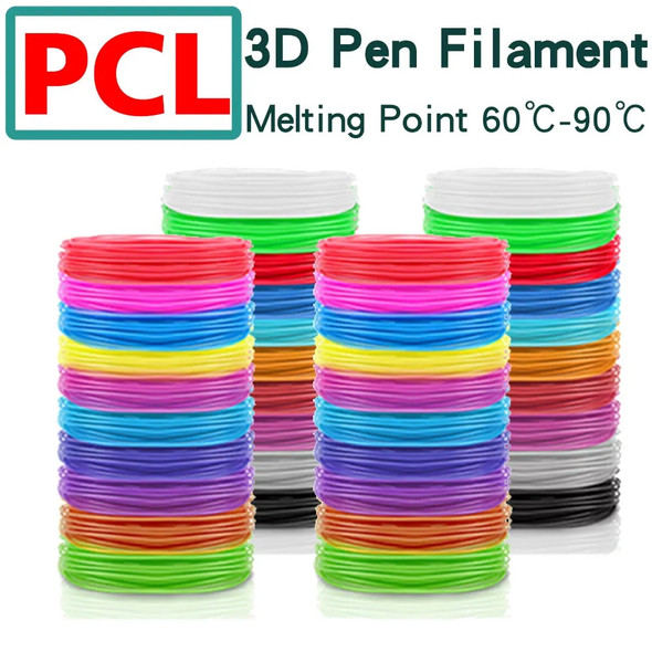 PCL consumables are suitable for low temperature children's 3D printing pens, safe, odorless, smokeless, and low melting point PCL consumables are suitable for low temperature children's 3D printing pens, safe, odorless, smokeless, and low melting point