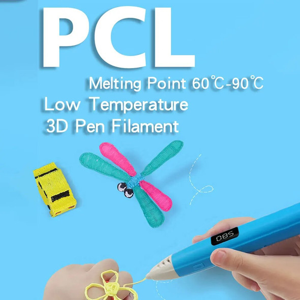 PCL consumables are suitable for low temperature children's 3D printing pens, safe, odorless, smokeless, and low melting point PCL consumables are suitable for low temperature children's 3D printing pens, safe, odorless, smokeless, and low melting point