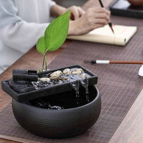 Ceramic Tabletop Fountain Indoor Waterfall