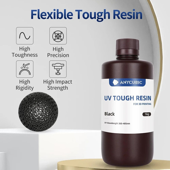 Anycubic Flexible Tough Resin For LCD 3D Printer High Toughness 3D Printing Material 3D Printer UV Resin For Photon Mono X