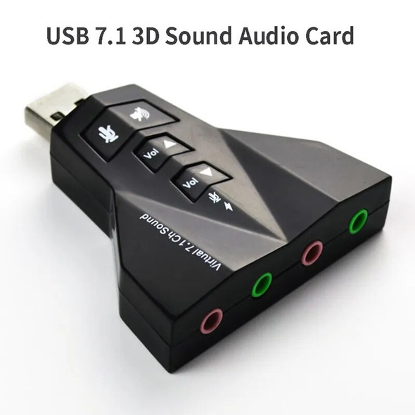 Aircraft-shaped sound card External USB Virtual 7.1 Independent sound card External desktop computer laptop driver free