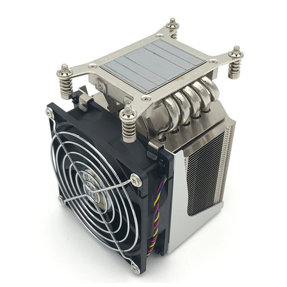 COOLSERVER 4U R20 CPU Server Cooler 5 Heatpipe Desktop Computer Case Radiator Mute Air Cooling Fan For Intel LGA2011 2066 COOLSERVER 4U R20 CPU Server Cooler 5 Heatpipe Desktop Computer Case Radiator Mute Air Cooling Fan For Intel LGA2011 2066