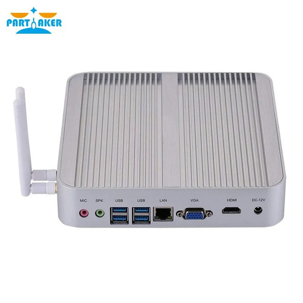 Cheap Fanless Mini PC Intel i3 6157U i3 8145U Windows 10 Barebone System PC Unit Desktop Computer Linux HTPC VGA HDMI WiFi 6*USB Cheap Fanless Mini PC Intel i3 6157U i3 8145U Windows 10 Barebone System PC Unit Desktop Computer Linux HTPC VGA HDMI WiFi 6*USB