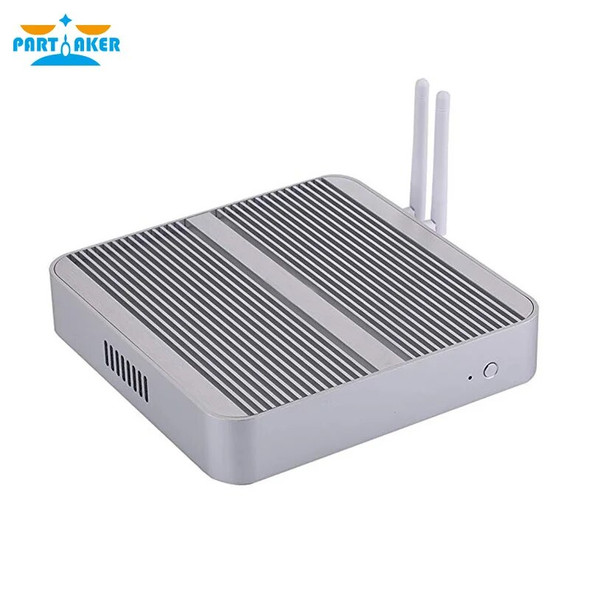 Cheap Fanless Mini PC Intel i3 6157U i3 8145U Windows 10 Barebone System PC Unit Desktop Computer Linux HTPC VGA HDMI WiFi 6*USB
