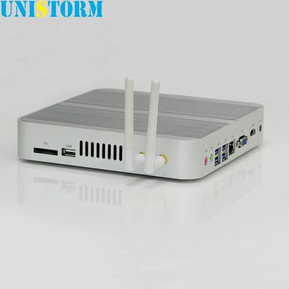 Fanless Intel Skylake Mini PC 6Gen Intel Core i3 6100U Barebone Intel HD Graphics 520 4K HDMI VGA USB3.0 Desktop Computer Fanless Intel Skylake Mini PC 6Gen Intel Core i3 6100U Barebone Intel HD Graphics 520 4K HDMI VGA USB3.0 Desktop Computer