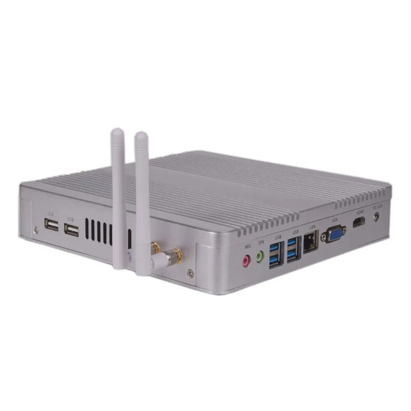 Cheapest Fanless Win10 Mini PC Pocket PC Intel Core I3 7100U I5 7200U I7 5550U Windows10 Desktop Barebone Computer 4K HD USB3.0