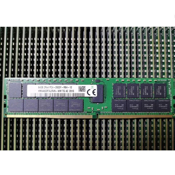 1PCS For SK Hynix RAM 64G 64GB 2RX4 DDR4 PC4-2933Mhz ECC REG HMAA8GR7AJR4N-WM Server Memory