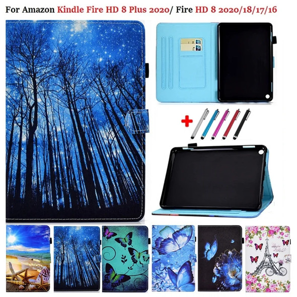 E-book Kids Case For Amazon Fire HD 8 Case 2020 Stand Back Cover For Kindle HD8 Plus HD 8 2020 Case HD8 Funda HD8 HD 8 2018 Caqa