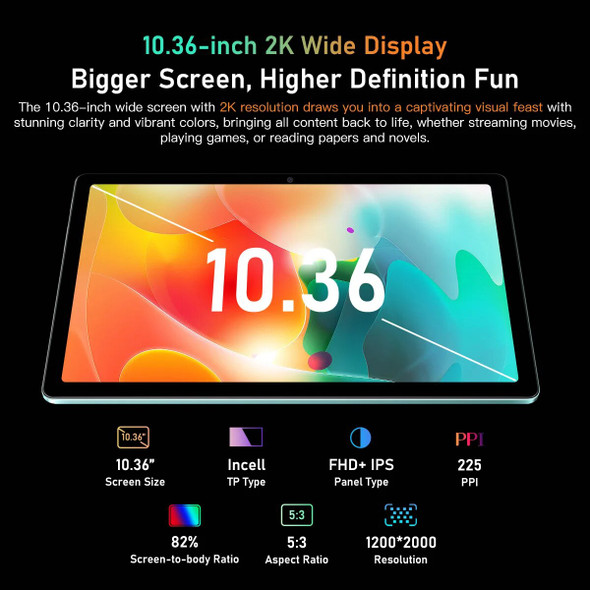 [World Premiere] OSCAL Pad 15 Tablet Android 13 10.36inch 2K Display T606 Octa Core 16GB 256GB Tablet 8280mAh With 33W 4G LTE PC