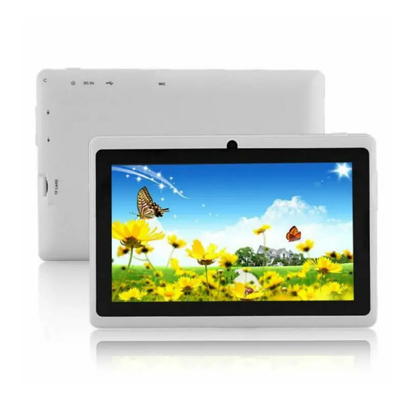50pcs 7inch Q88 tablets with silicon case 7" Quad core android 4.4 kids tablet pc allwinner 8GB HD 1024*600 tablets dual camera
