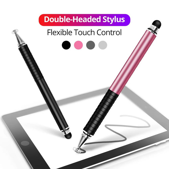 Universal 2 in 1 Stylus Pen for Apple iPad iPhone Drawing Capacitive Screen Pencil Caneta Touch Pen for Mobile Phone Accessories