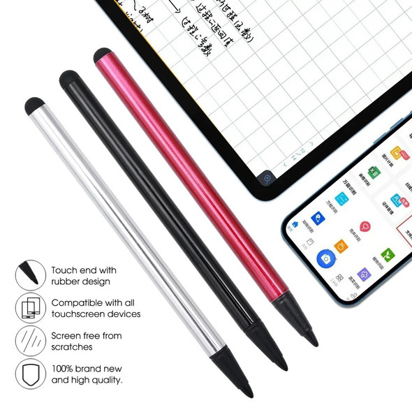 1/3PCS 2 in 1 Universal Stylus Pen For Android Mobile Phones Tablet IOS iPhone iPad Capacitive Screen Drawing Touch Pencil