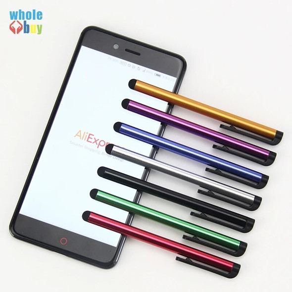 3000pcs/lot Capacitive Touch Screen 7.0 Stylus Pen for IPhone IPad IPod Touch Suit for Other Smart Phone Tablet Metal Stylus Pen