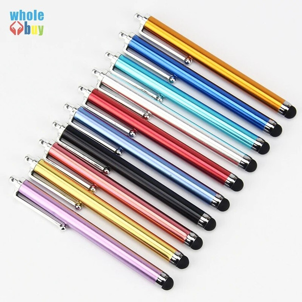 5000pcs/lot New Universal Aluminum Touch Pen Screen Stylus Long for IPhone for Samsung Huawei Tablet Laptps Other Mobile Phones