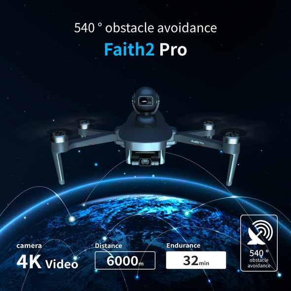 C-fly Faith2 Pro Max Drone 4k Professional 3-axis Gimbal 5g Wifi Gps