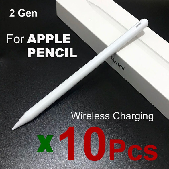 10 Pieces/pack Pencil For Apple Pencil 2 Gen For iPad Pen iPencil Magnetic Wireless Charger For iPad Air 4 5 Pro 11 12.9 mini 6