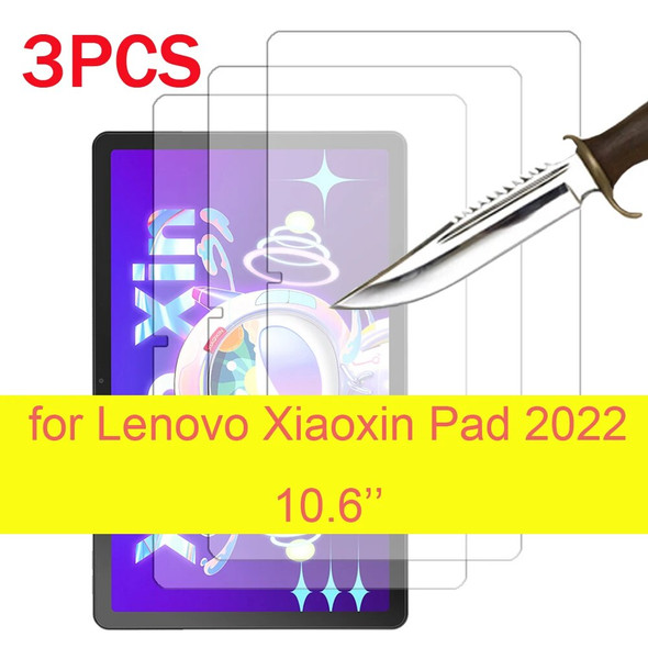 3PCS for Lenovo Xiaoxin Pad 2022 10.6'' TB-128FU Tempered Glass screen protector protective tablet film 3PCS for Lenovo Xiaoxin Pad 2022 10.6'' TB-128FU Tempered Glass screen protector protective tablet film