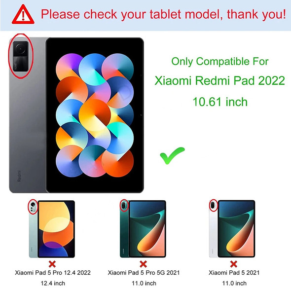 Screen Protector For Xiaomi Redmi Pad 10.61 Inch Tablet Protective 2022 Anti Fingerprints Explosion Proof 9H Tempered Glass Film