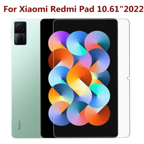 Screen Protector For Xiaomi Redmi Pad 10.61 Inch Tablet Protective 2022 Anti Fingerprints Explosion Proof 9H Tempered Glass Film
