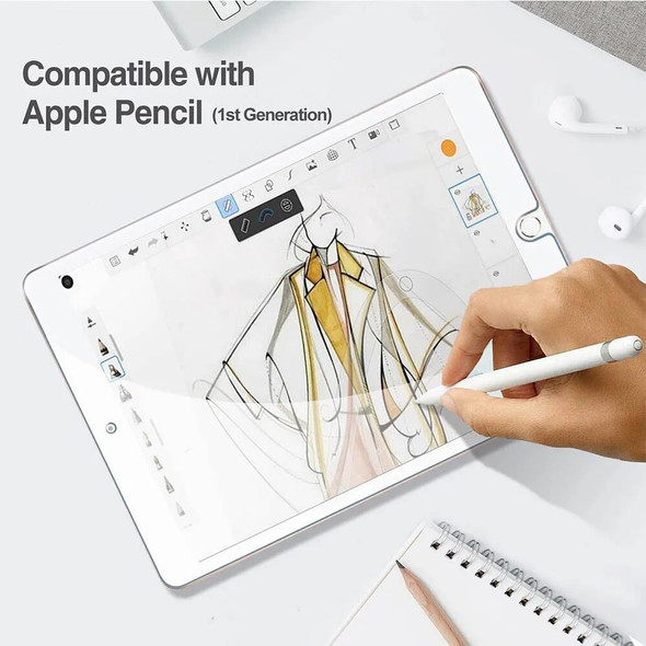 (2 Packs) Tempered Glass For Apple iPad 6 9.7 2018 6th Generation A1893 A1954 Anti-Scratch Tablet Screen Protector Film