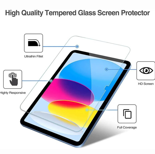 100PCS/Lot HD Tablet Tempered Glass Screen Protector for iPad 10th 9th 8th 7th 6th 5th GenerationPro 11 10 Air 5 4 3 Mini 6 5 4