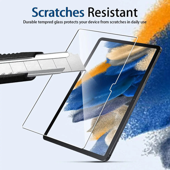 Scratch Proof HD 9H Tempered Glass Screen Protector for Samsung Galaxy Tab S9 Plus FE S8 Ultra A9 Plus A8 A7 Lite Tablet Film