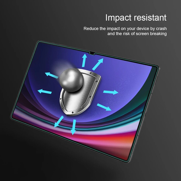 For Samsung Galaxy Tab S9 Ultra Nillkin Amazing H+ Anti-Explosion Tempered Glass Tablet Screen Protector For Samsung Galaxy Tab S9 Ultra Nillkin Amazing H+ Anti-Explosion Tempered Glass Tablet Screen Protector