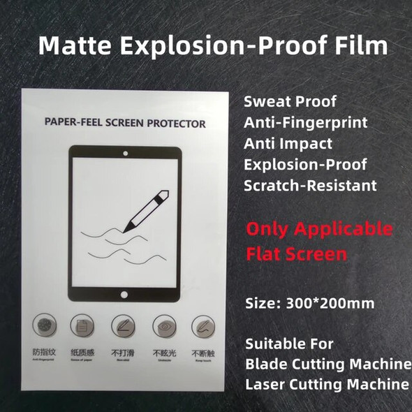 10pcs A4 HD Hydrogel Film For iPad Tablet Screen Protector Scratch Proof Matte Explosion-proof Film for Blade Cutting Machine