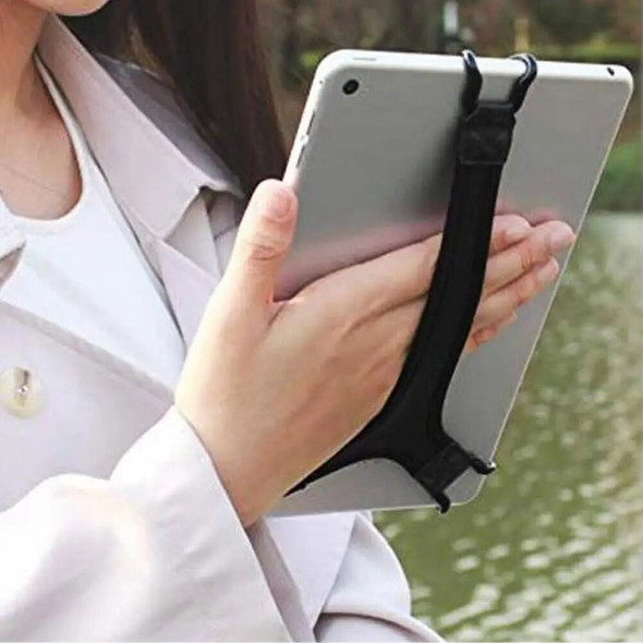 Universal Tablet Holder Hand-Held Straps Non-Slip Finger Grip Strap Tablet Holder Suitable For 9-10 Inch Tablet Holder Sticker