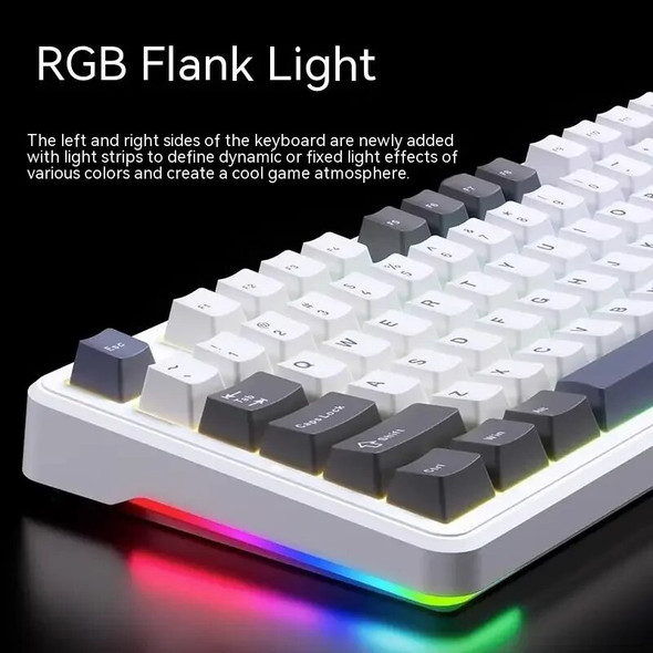 Aula F87 PRO Mechanical Keyboard 3 Mode 2.4G/USB/Bluetooth Tri Mode Wireless Keyboard 87 Key Hotswap RGB PBT Gaming Keyboard