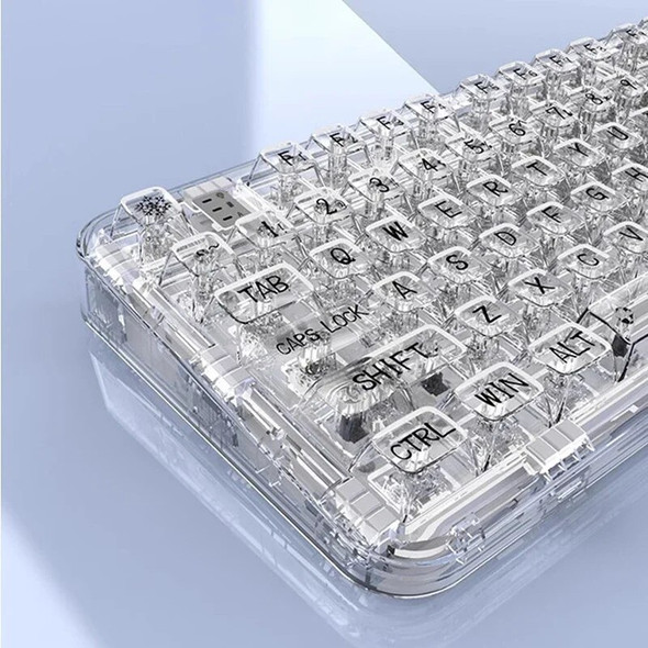 CoolKiller CK98 Mechanical Keyboard Hot-Swap Bluetooth 2.4G Wireless With OLED Monitor RGB Polar Bear Transparent Gasket Gaming CoolKiller CK98 Mechanical Keyboard Hot-Swap Bluetooth 2.4G Wireless With OLED Monitor RGB Polar Bear Transparent Gasket Gaming